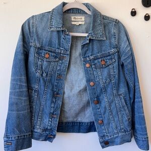 Madewell Classic denim jean jacket xs